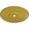 Ekena Millwork Melonie Ceiling Medallion (Fits Canopies up to 6 1/4"), Hand-Painted Rich Gold, 36 1/4"OD x 1 7/8"P CM36MERGS - alternate 4